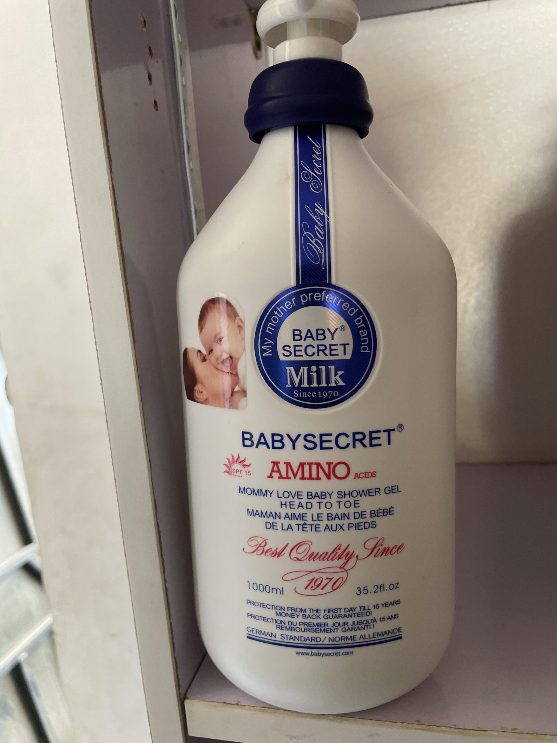 image Baby Secret Shower Gel 1000ml - Image 1